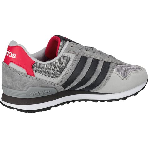 adidas neo leder schuhe grau 44|ADIDAS NEO Sneaker 44,5 in Grau .